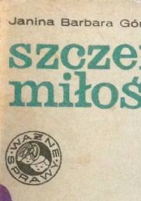 Szczenięca miłość - Janina Barbara Górkiewiczowa