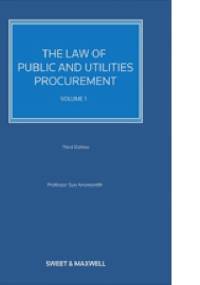 The Law of Public and Utilities Procurement - Sue Arrowsmith