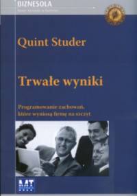 Trwałe wyniki - Quint Stunder
