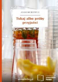 Tukaj albo próby przyjaźni - Adam Mickiewicz