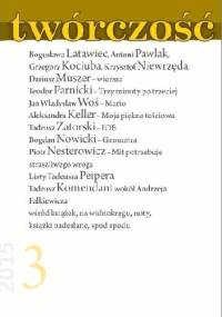 Twórczość nr 3 (832)/2015 - Redakcja miesięcznika Twórczość