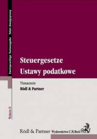 Ustawy podatkowe. Steuergesetze - praca zbiorowa