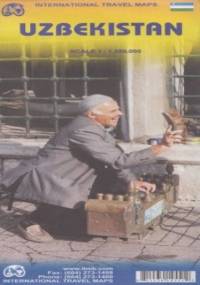 Uzbekistan. Mapa ITMB 1:1 580 000