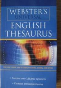 Webster's Universal English thesaurus - praca zbiorowa