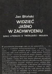 Widzieć jasno w zachwyceniu - Jan Błoński