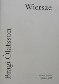 Wiersze - Bragi Ólafsson