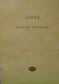 Wiersze wybrane - Adam Asnyk