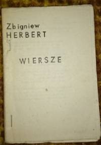 Wiersze - Zbigniew Herbert