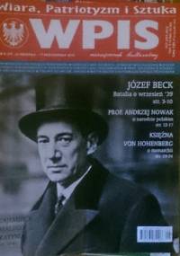 Wpis - miesięcznik kulturalny. Nr 9/2014 - praca zbiorowa