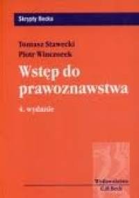 Wstęp do prawoznawstwa - Tomasz Stawecki, Piotr Winczorek