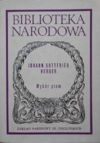 Wybór pism - Johann Gottfried Herder