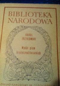 Wybór pism krytycznoliterackich - Karol Irzykowski