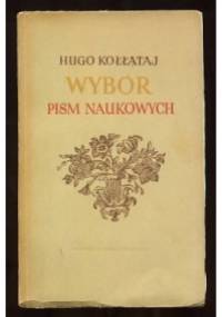 Wybór pism naukowych - Hugo Kołłątaj