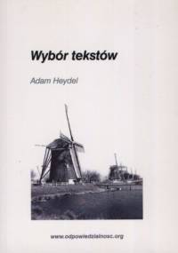 Wybór tekstów - Adam Heydel