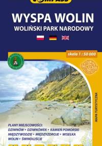 Wyspa Wolin. Woliński Park Narodowy. Mapa turystyczna. 1:50 000 Compass