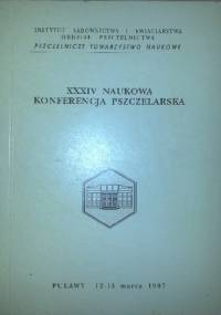 XXXIV  Naukowa Konferencja Pszczelarska - praca zbiorowa
