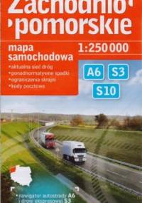 Zachodniopomorskie. Mapa samochodowa 1:250000 DEMART