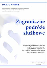 zagraniczne podróże służbowe pracowników - e-book - Joanna Wasilewska