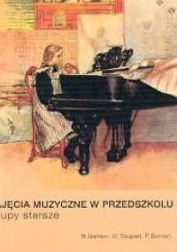 Zajęcia muzyczne w przedszkolu. Grupy starsze