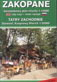 Zakopane. Kieszonkowy plan miasta. 1:15000  Karta