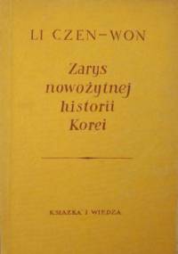 Zarys nowożytnej historii Korei - Czen-Won Li