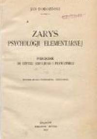 Zarys psychologii elementarnej - Jan Doroziński