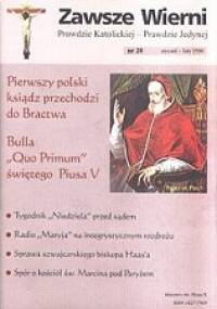 Zawsze wierni, styczeń-luty 1998 - Redakcja pisma Zawsze wierni