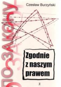 Zgodnie z naszym prawem - Czesław Burzyński