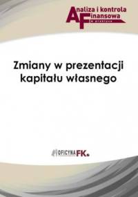 Zmiany w prezentacji kapitału własnego - Katarzyna Trzpioła