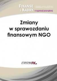 Zmiany w sprawozdaniu finansowym NGO - Katarzyna Trzpioła