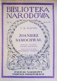 Żołnierz samochwał - Plaut