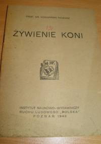 Żywienie koni - Tadeusz Konopiński
